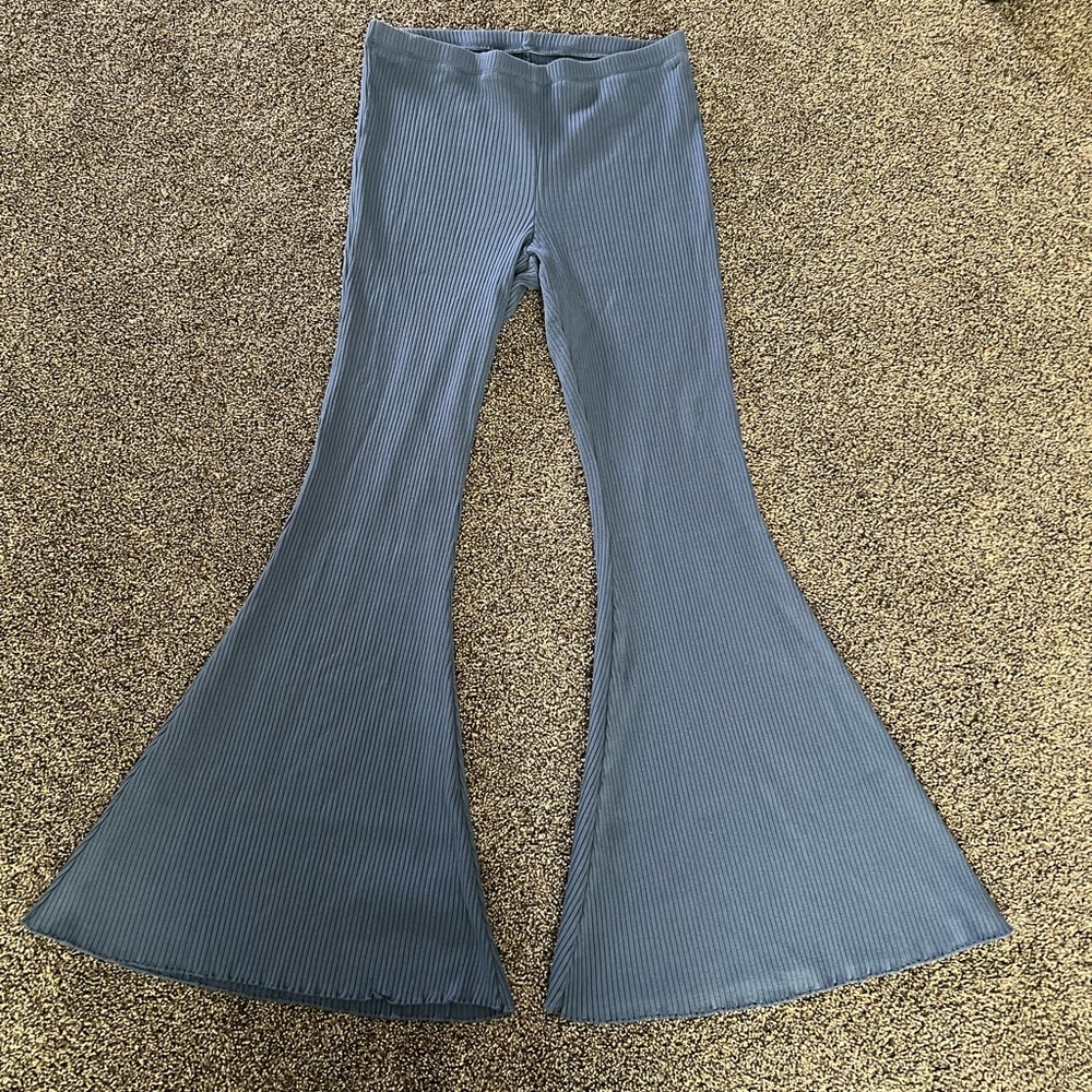 Aerie Ribbed Bellbottom Leggings